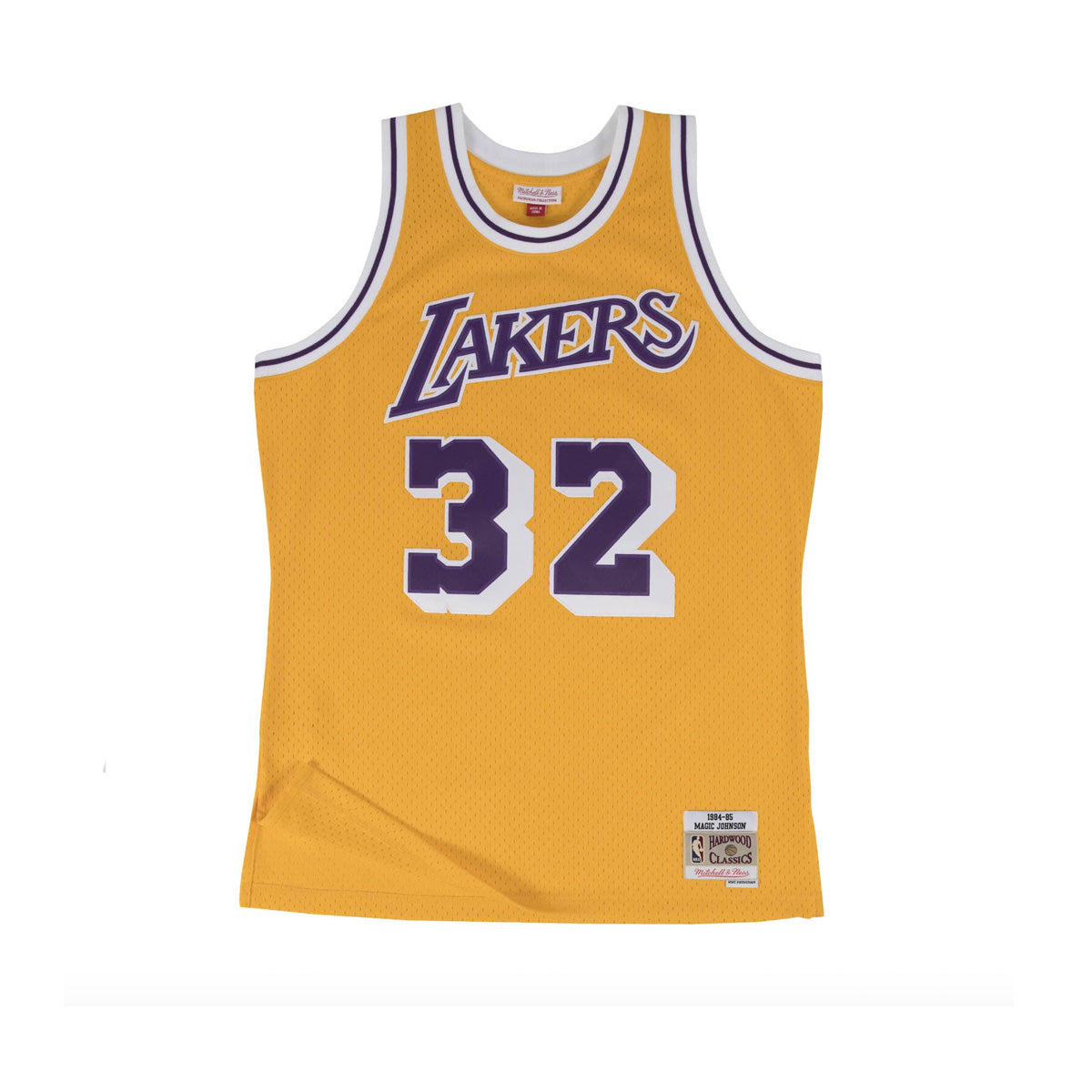 NBA Hardwood Classics Swingman Jersey Los Angeles Lakers Magic Johnson 1984-85