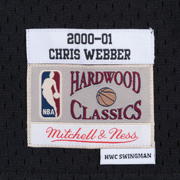 Chris Webber Sacramento Kings adidas Hardwood Classics Swingman Jersey -  Black