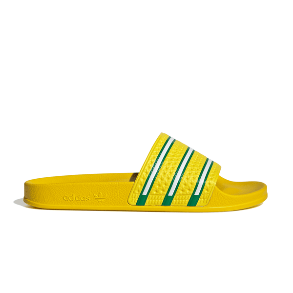 Adidas 2025 yellow slides
