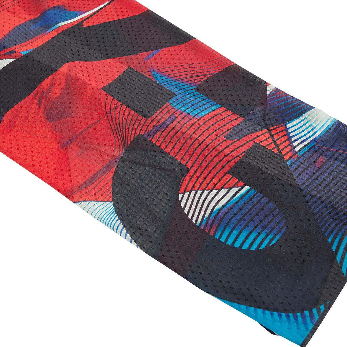 Allover-Print Summer Scarf 'Semi Solar Red'