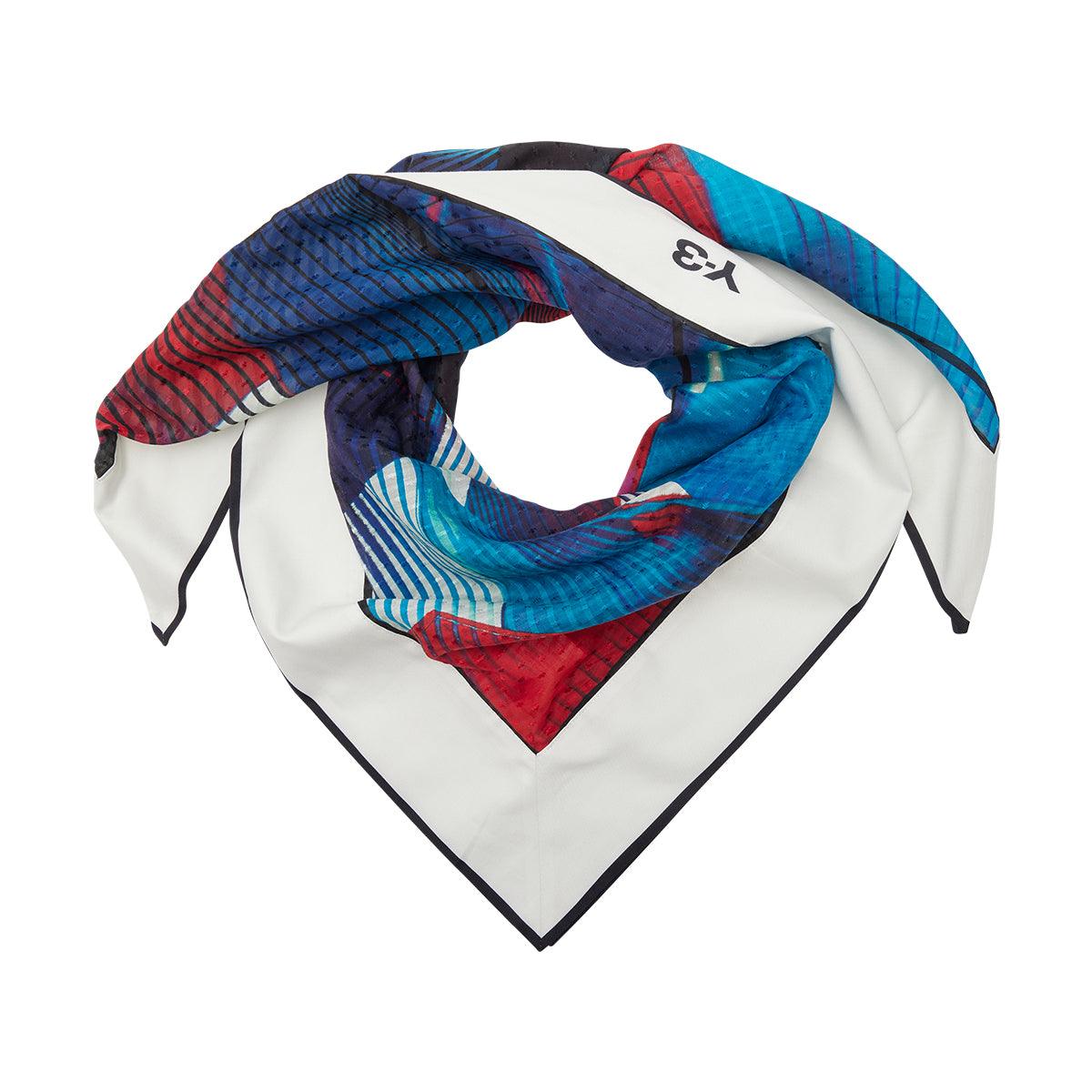 Allover-Print Summer Scarf 'Semi Solar Red'