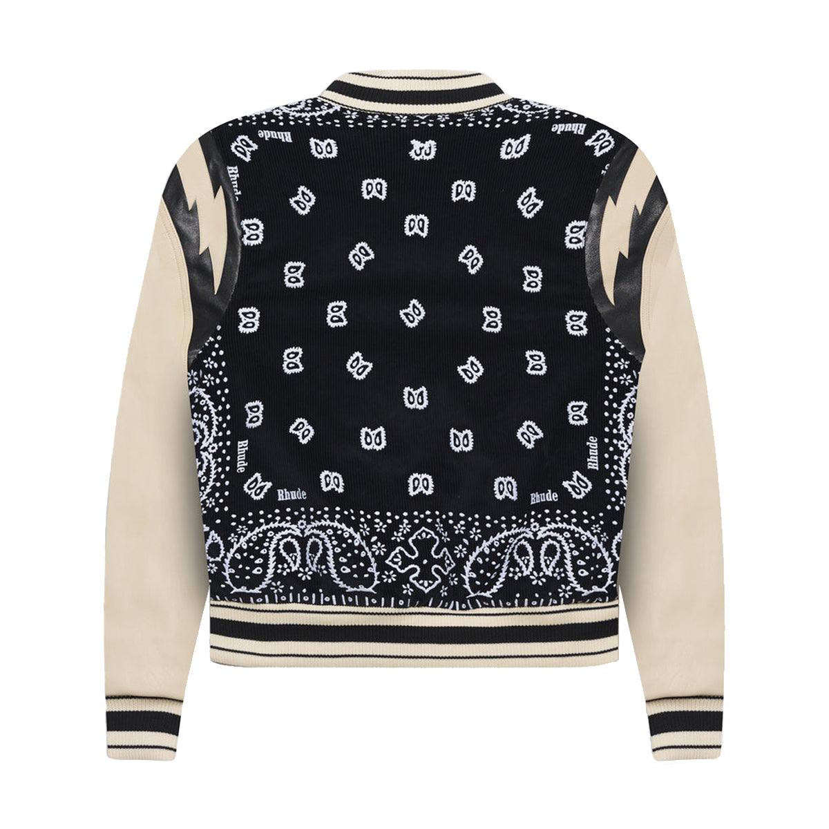 Bandana Bomber Jacket 'Black White'
