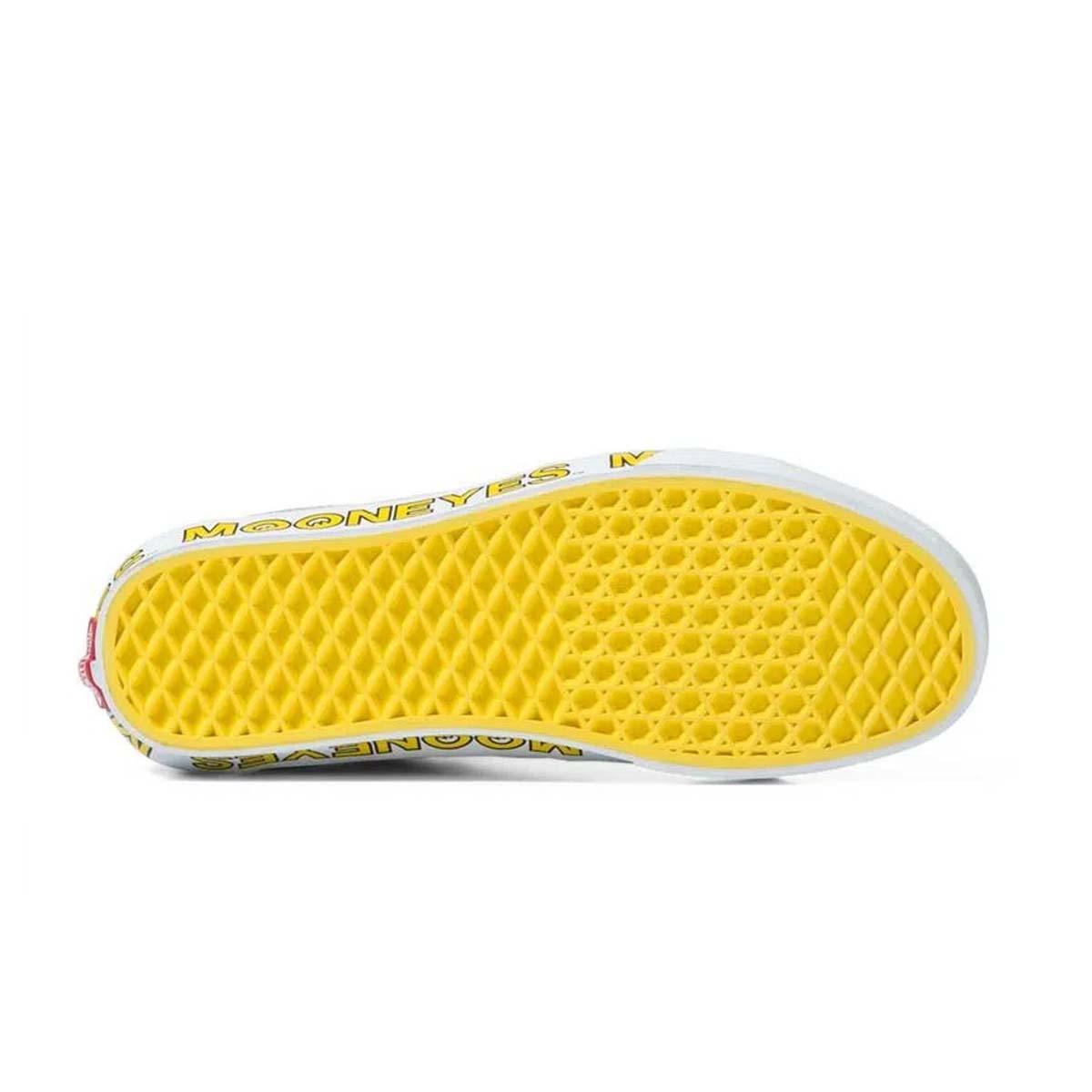 + Mooneyes SK8-Hi 'White Yellow'