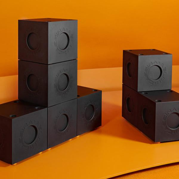 Modular Imagination Triple Connecting Element For Blocks By Virgil Abloh in  Orange - Cassina