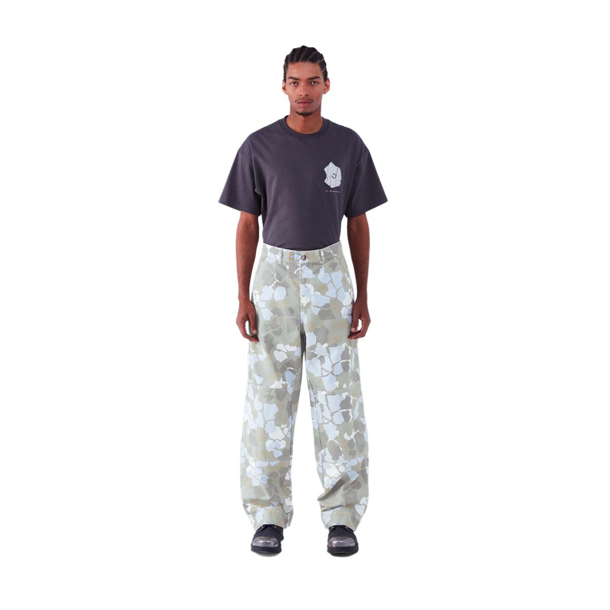 Denim Baggy Jeans 'Blue Camo'