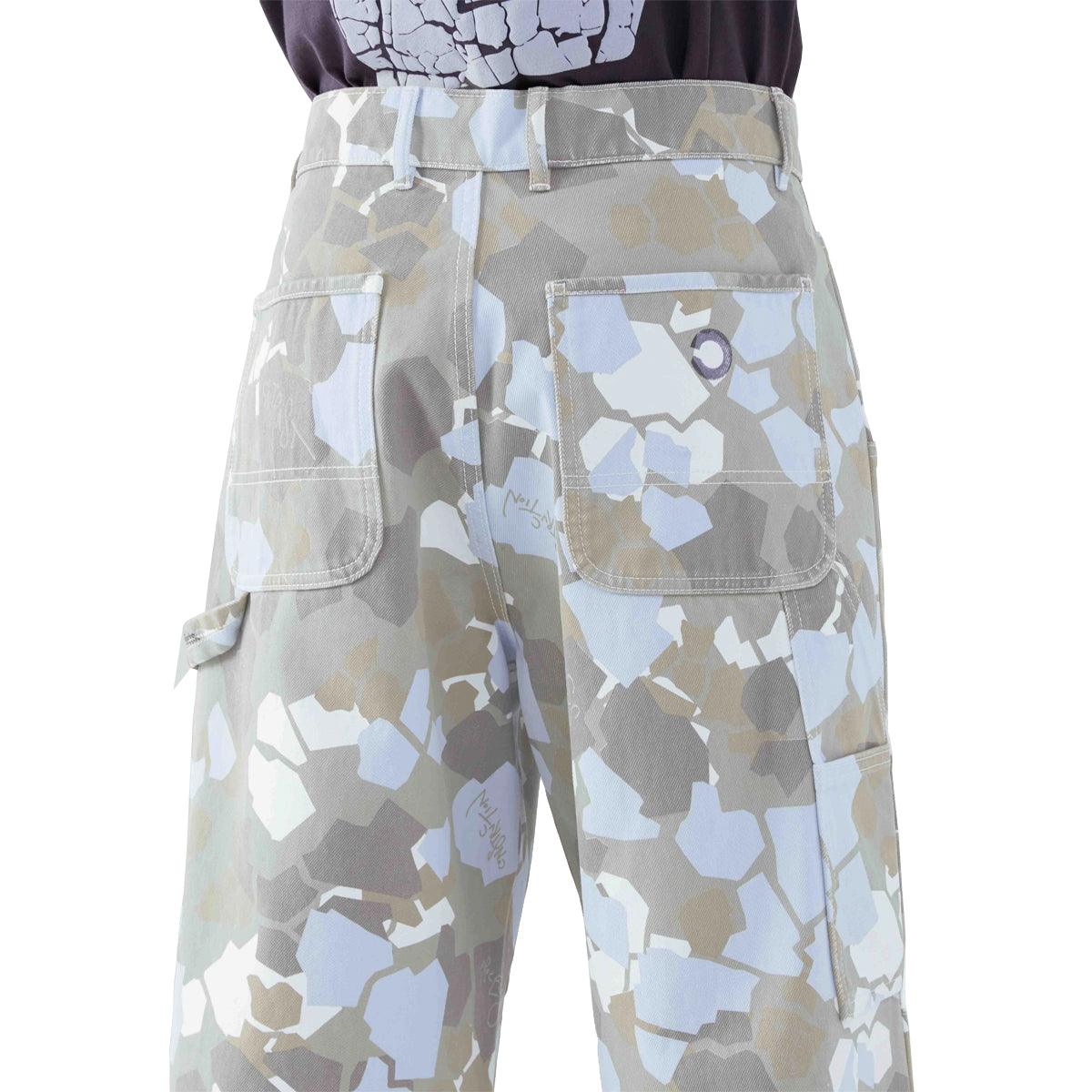 Denim Baggy Jeans 'Blue Camo'