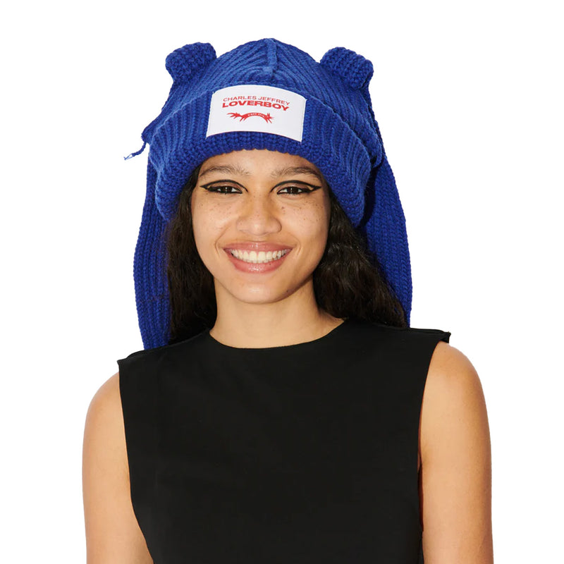 Chunky Rabbit Beanie 'Blue'