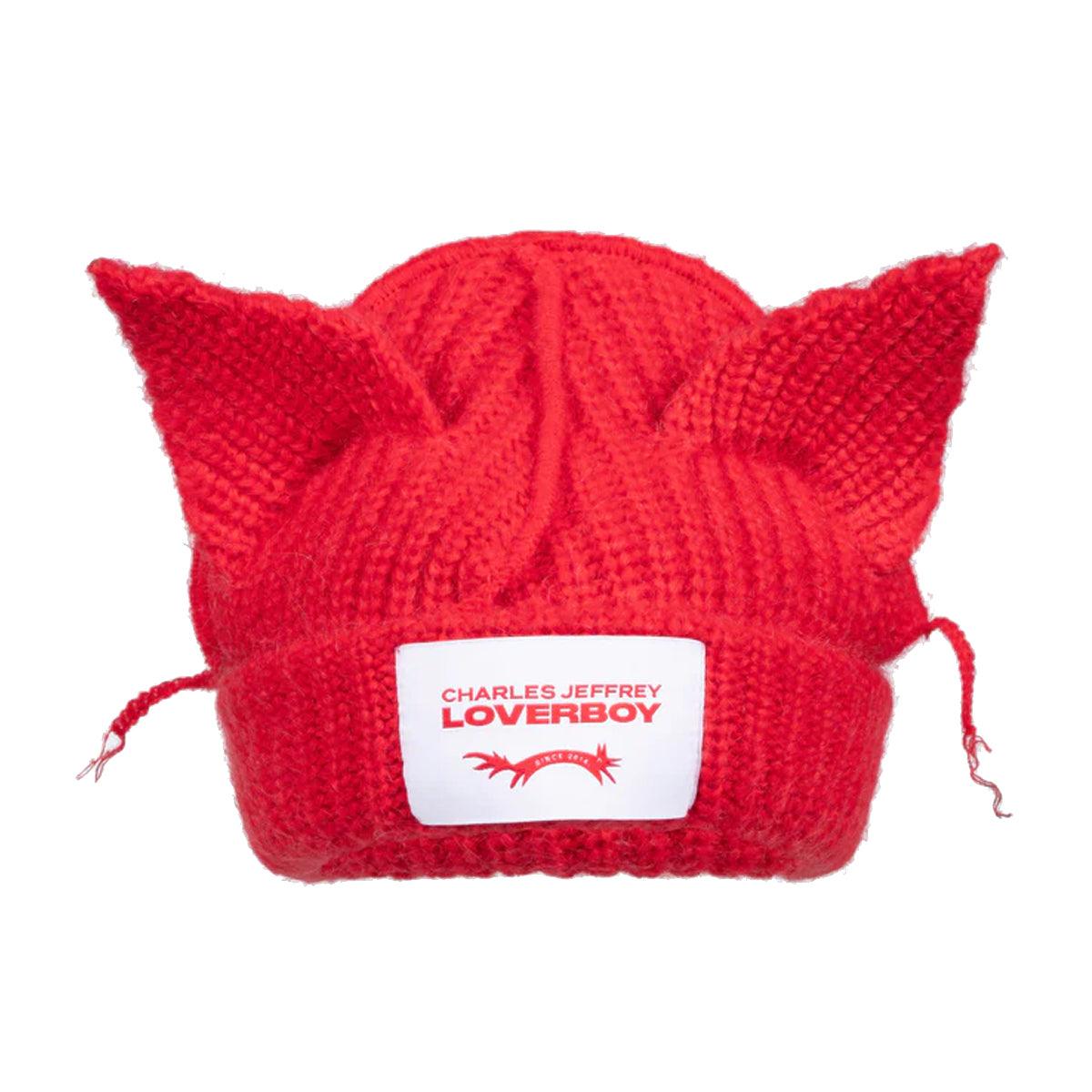 Chunky Ears Beanie 'Red'