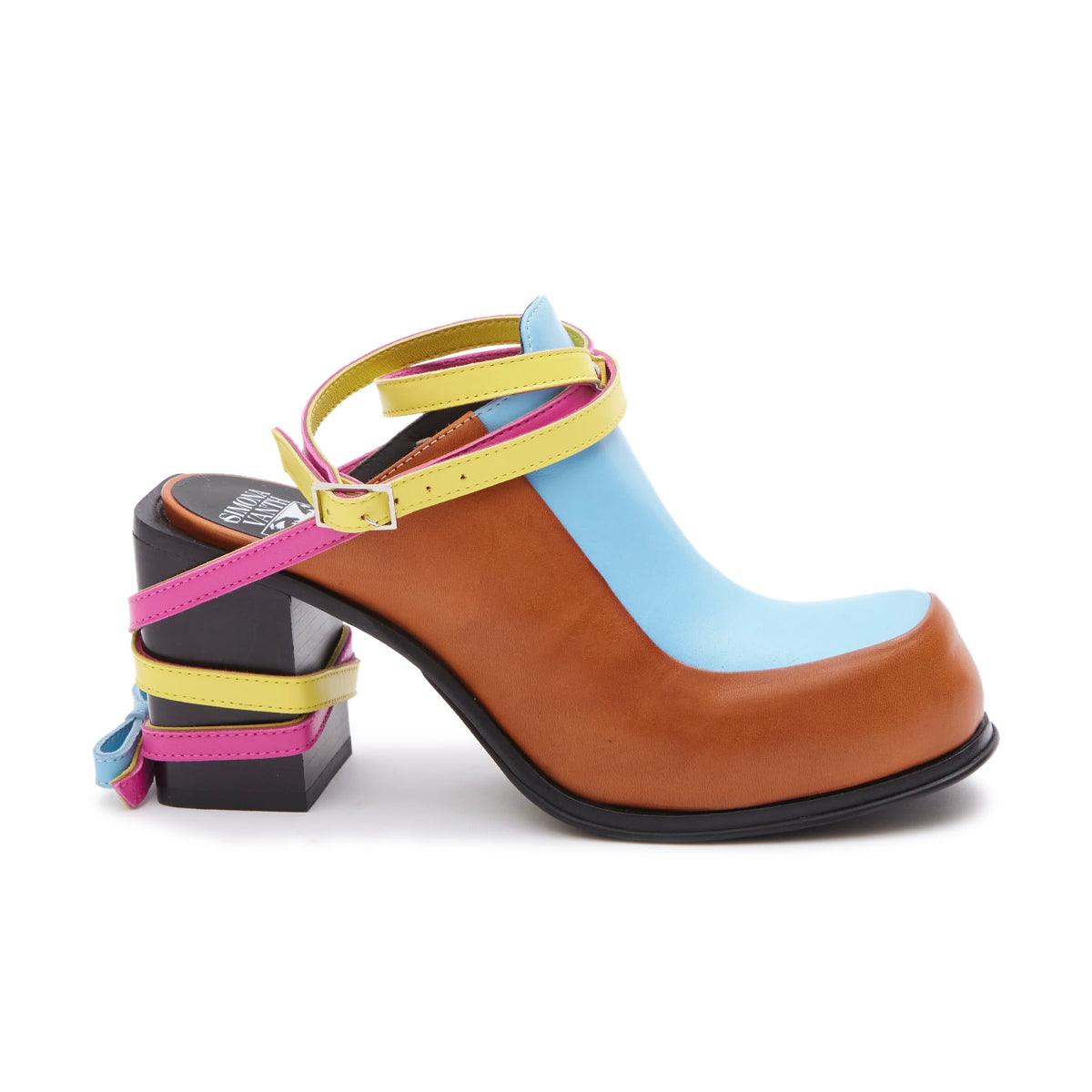 + Simona Vanth Tango Stacked Heels 'Multi'