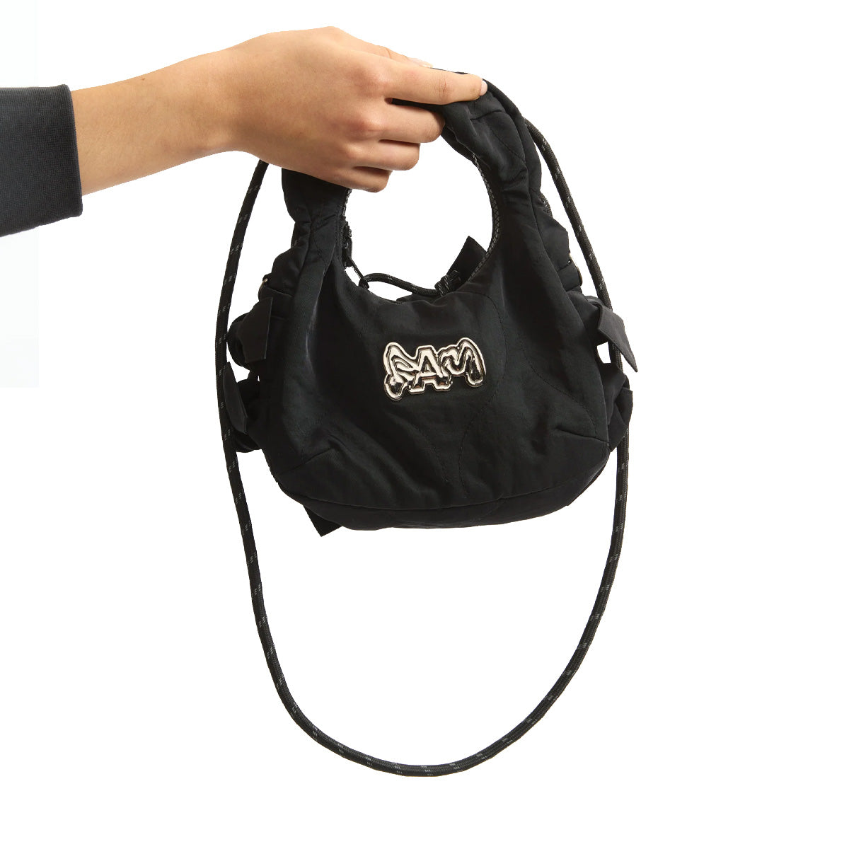 Tie-Up Mini Tarot Bag 'Black'