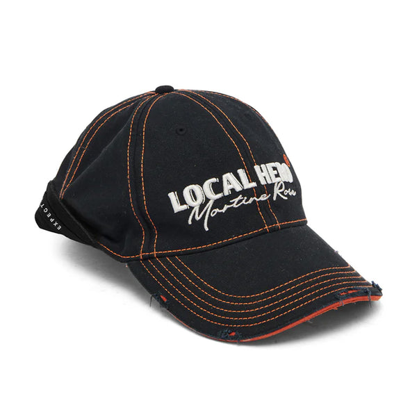 Roll Back Cap 'Black Orange'
