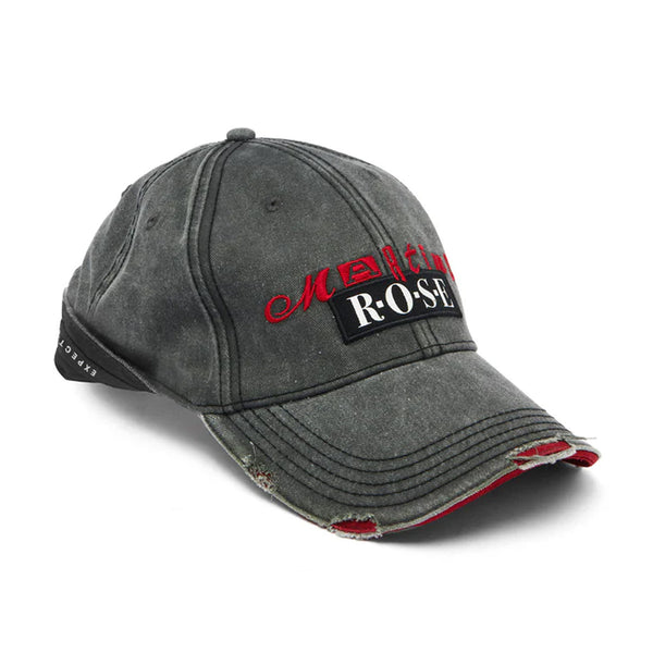 Roll Back Cap 'Grey Red'