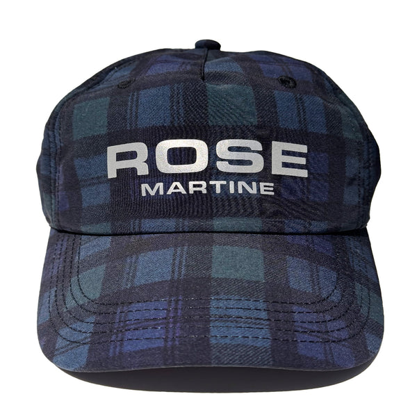 Nylon Cap 'Black Tartan'