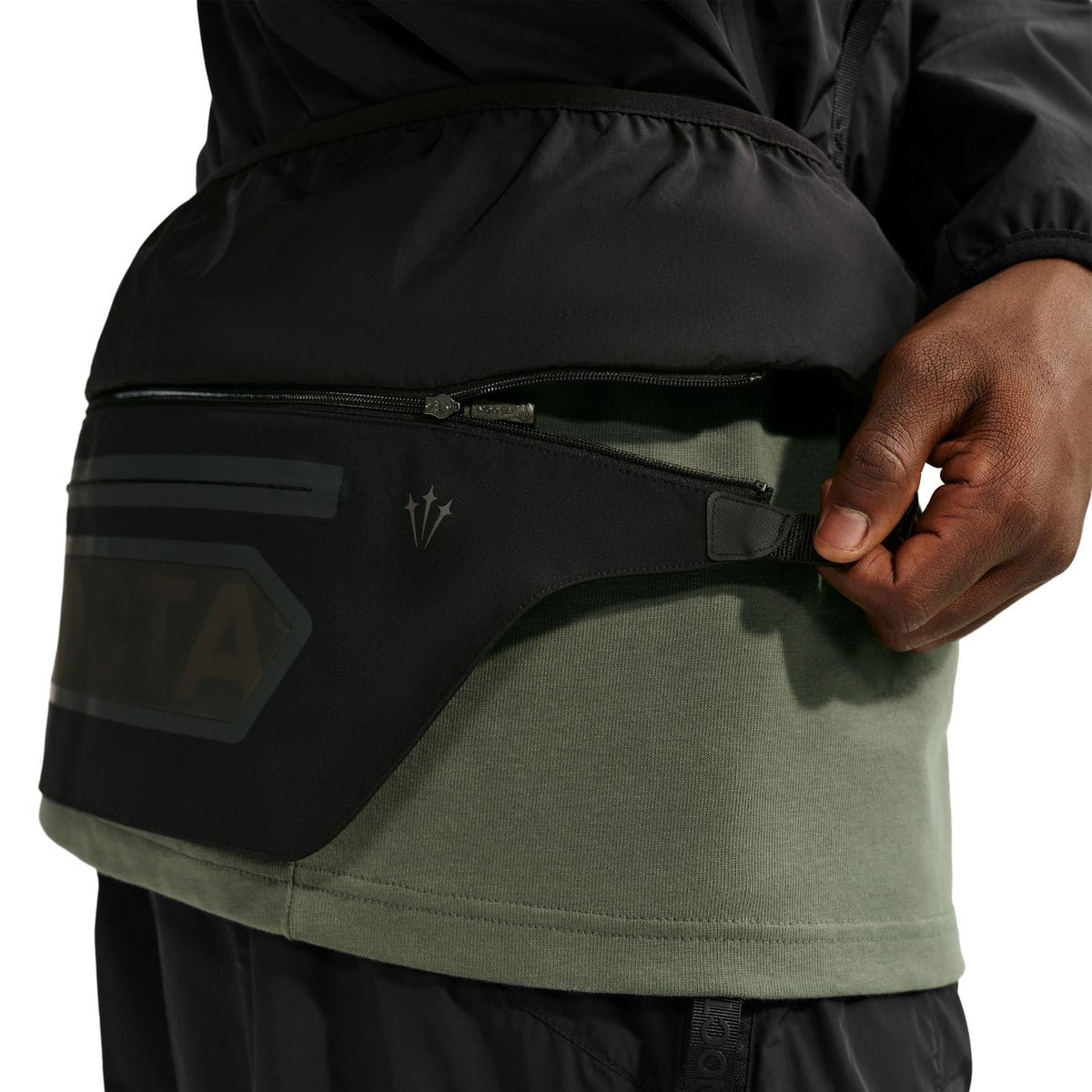 + NOCTA Shroud Cut Track Jacket 'Black'