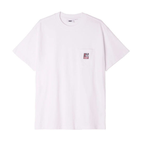 OBEY Point Pocket Tee 'White' – Limited Edt