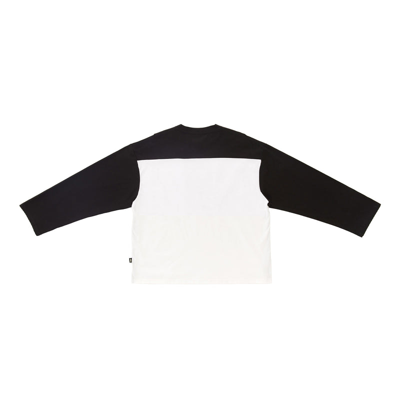 Burnt Out L/S Tee 'Black White'