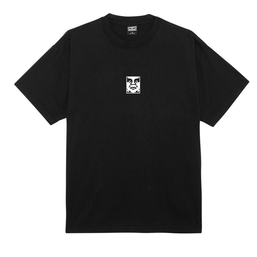 Tシャツ・カットソー OBEY FW24 T-SHIRT WITH LOGO (166913013 WHITE) Obey Icon Heavyweight Tee 'Jet Black' – Limited Edt