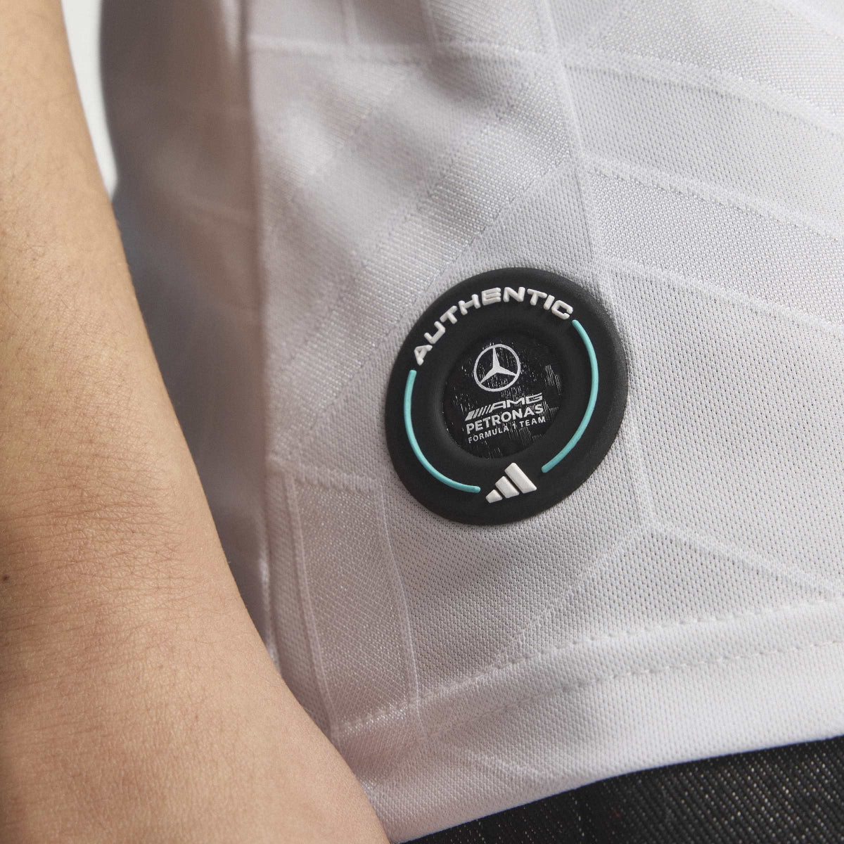 + Mercedes AMG Petronas F1 Team Driver Jersey Authentic 'White'