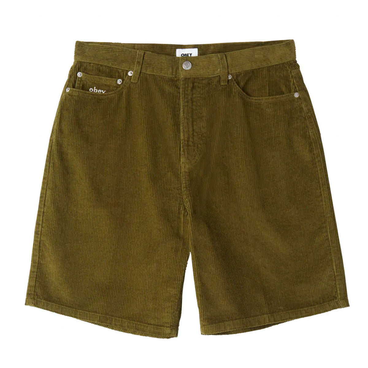 Bigwig Baggy corduroy Shorts 'Moss Green'