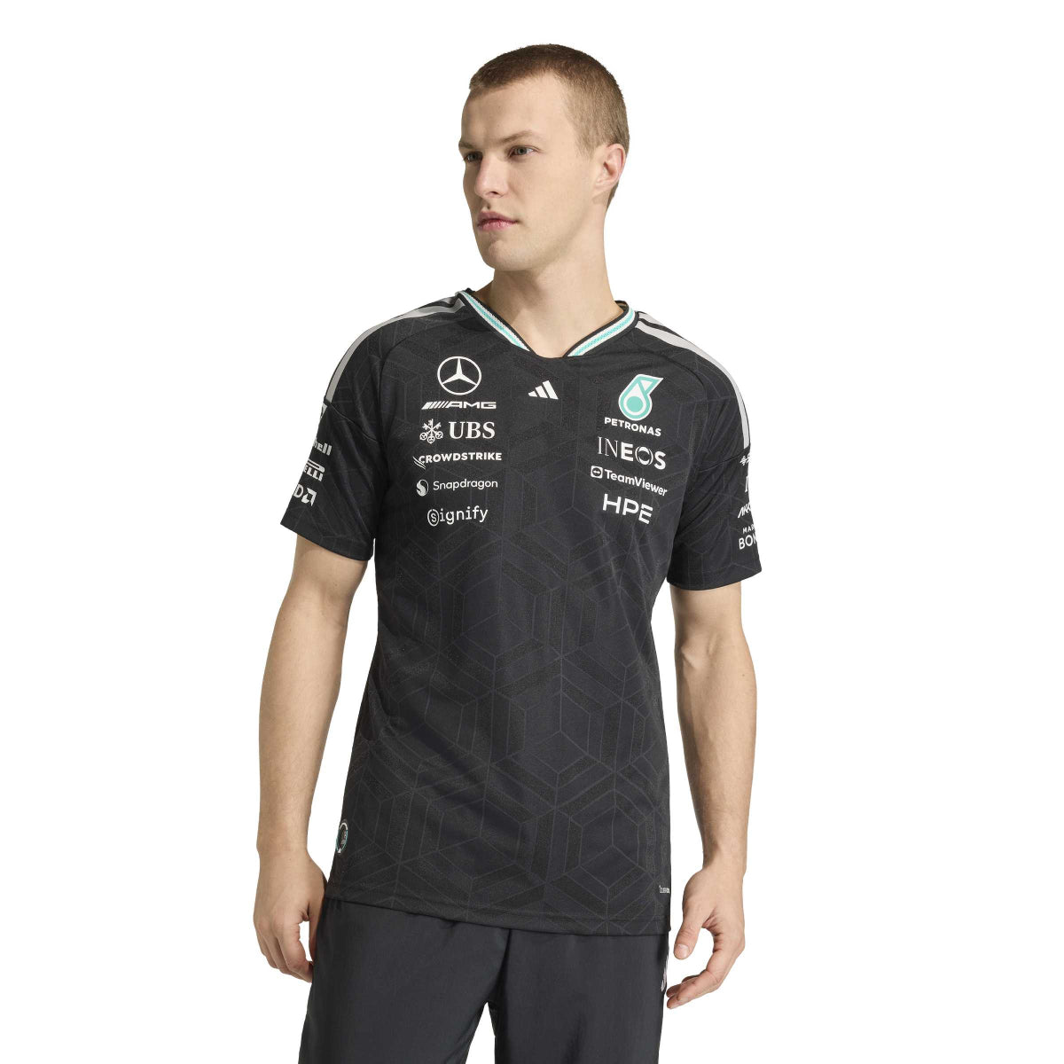 + Mercedes AMG Petronas F1 Team Driver Jersey Authentic 'Black'