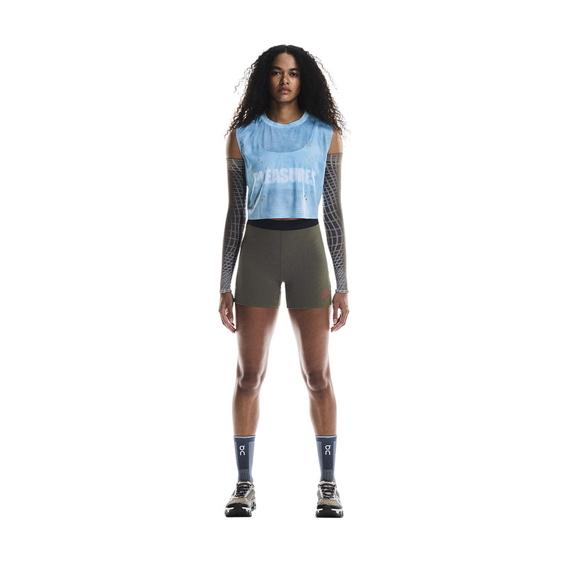 + PLEASURES + The LOOP Running Supply Wmns Tights 'Olive'