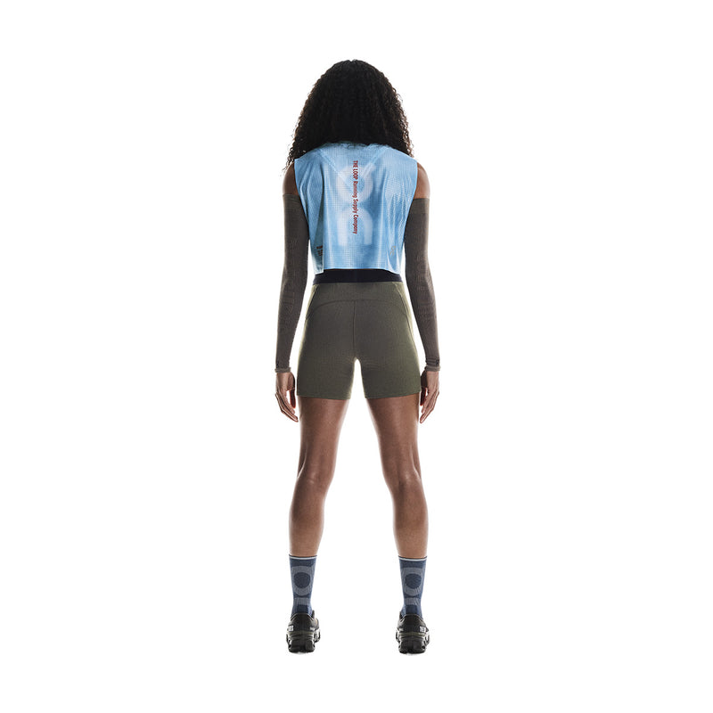 + PLEASURES + The LOOP Running Supply Wmns Tights 'Olive'