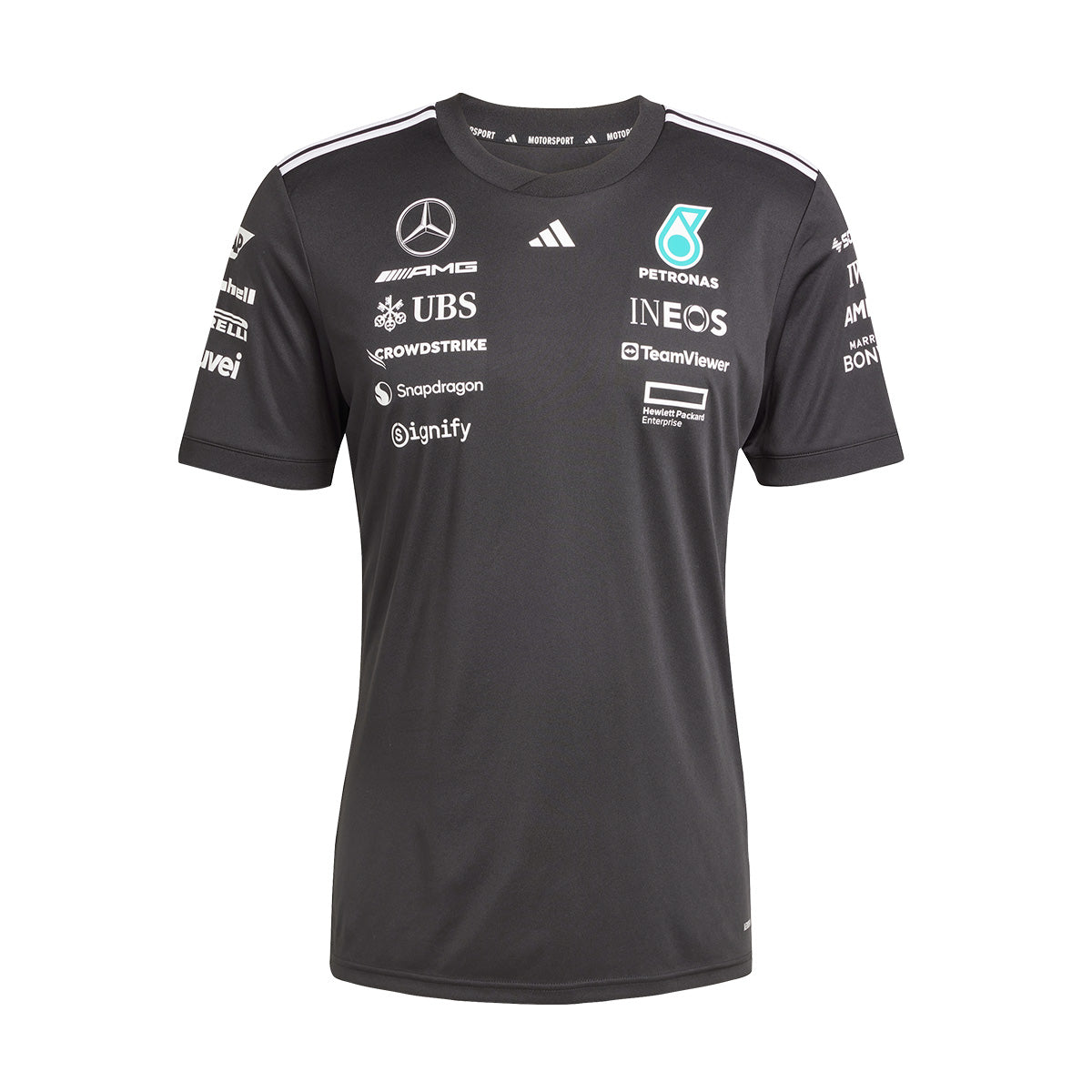 + Mercedes AMG Petronas F1 Team Driver Jersey 'Black Reflective Silver'