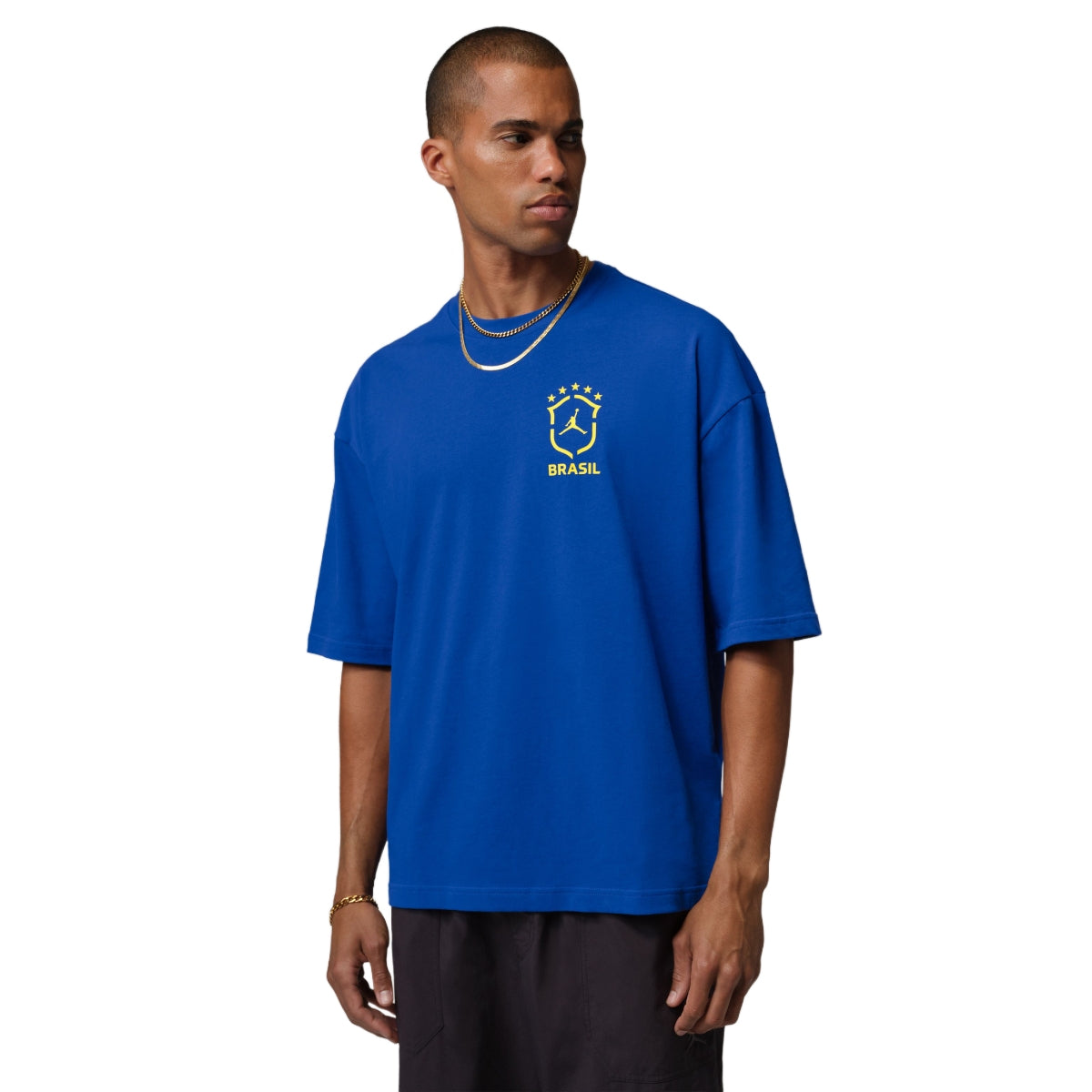 + Brasil Futebol Air Jordan 85 Oversized Tee 'Old Royal'