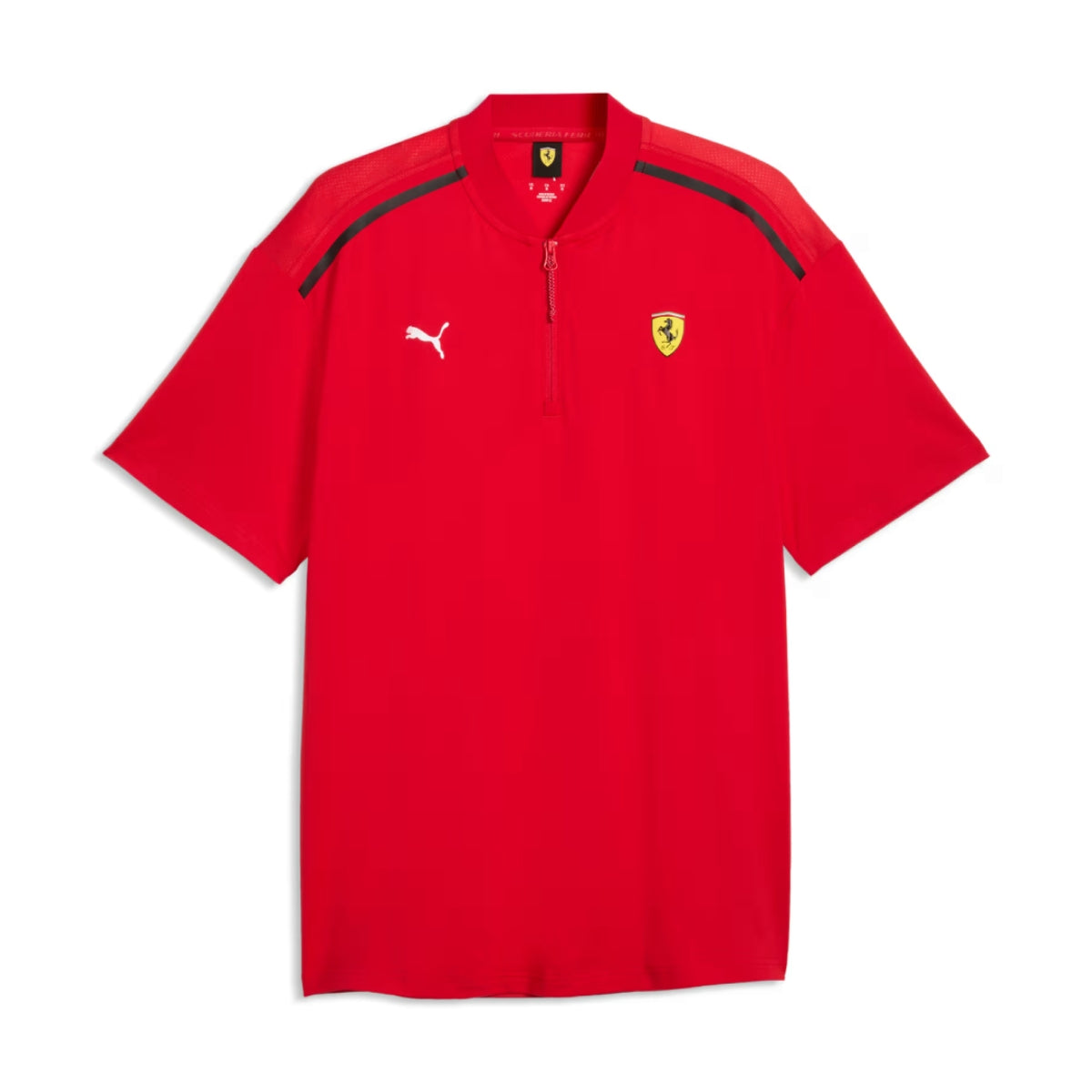 + Scuderia Ferrari Premium CLOUDSPUN Relaxed Polo 'Rosso Corsa'