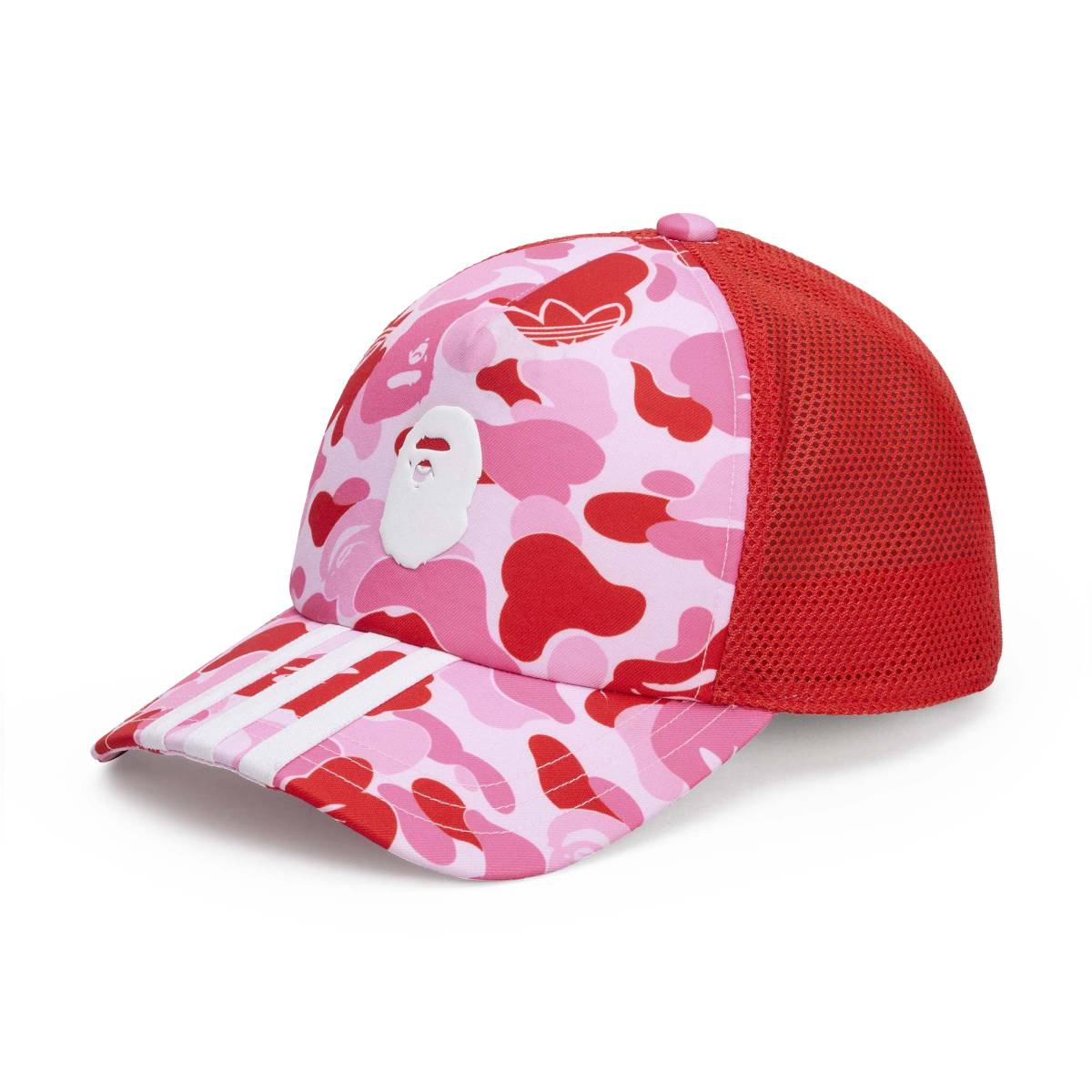 + BAPE Trucker Cap 'Clear Pink'