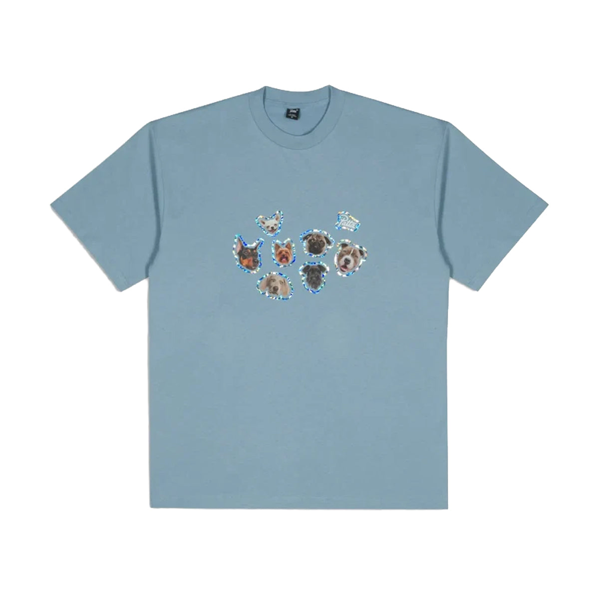 Dogs Tee 'Dusty Blue'