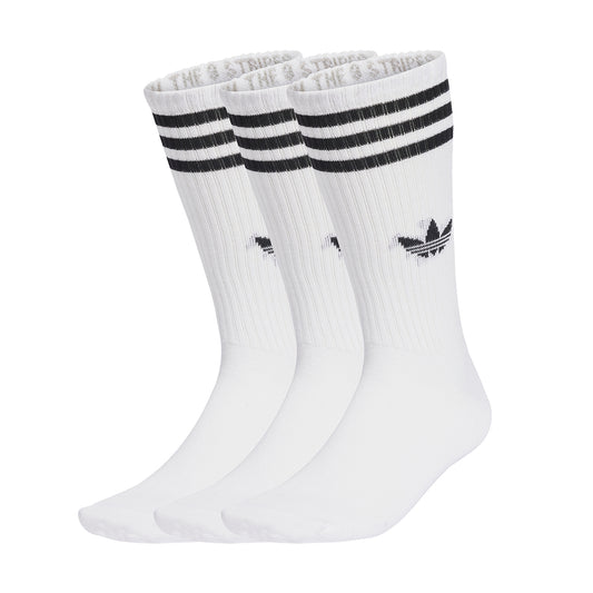 3 Stripes Crew Socks 3PACK 'White'