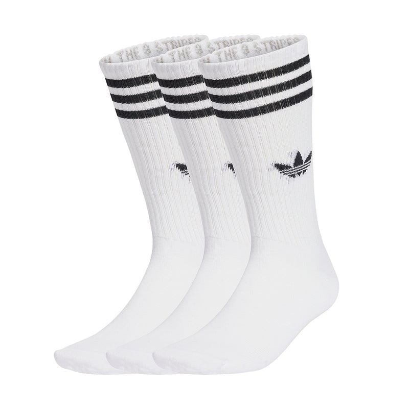 3 Stripes Crew Socks 3PACK 'White'