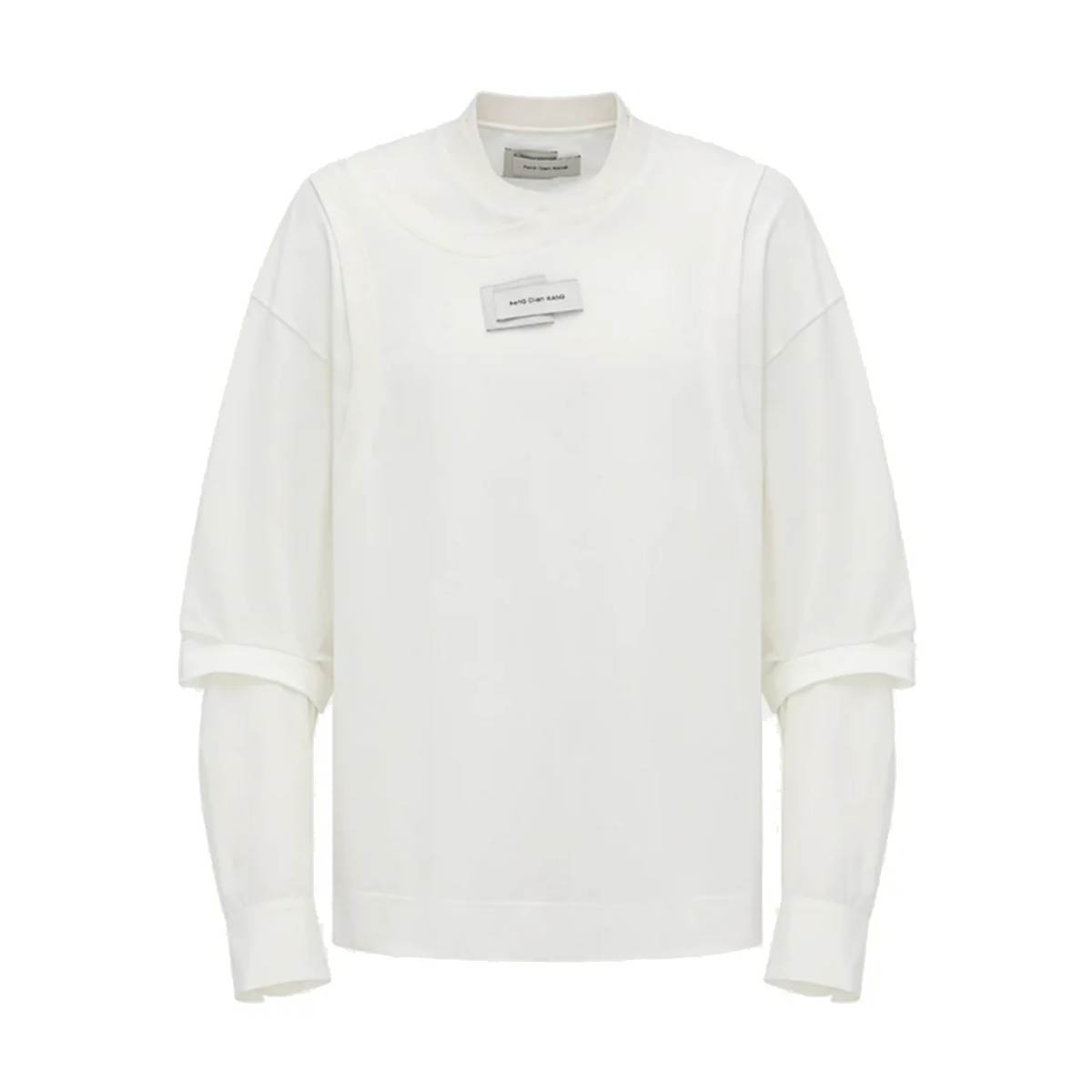2-In-1 Long Sleeve Tee 'White'