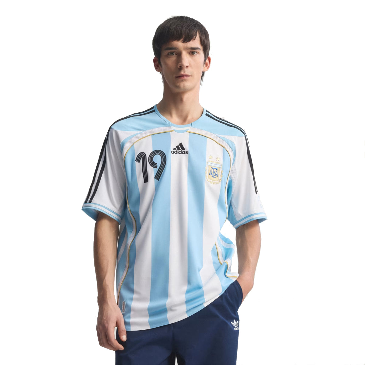 Argentina 2006 Messi Home Kit Tee 'White'