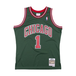 NBA Go-Green Swingman Jersey Chicago Bulls Derrick Rose 2008-09