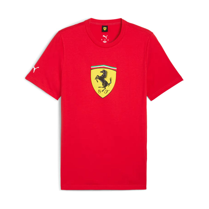 + Scuderia Ferrari Sportswear Coloured Shield Tee 'Rosso Corsa'