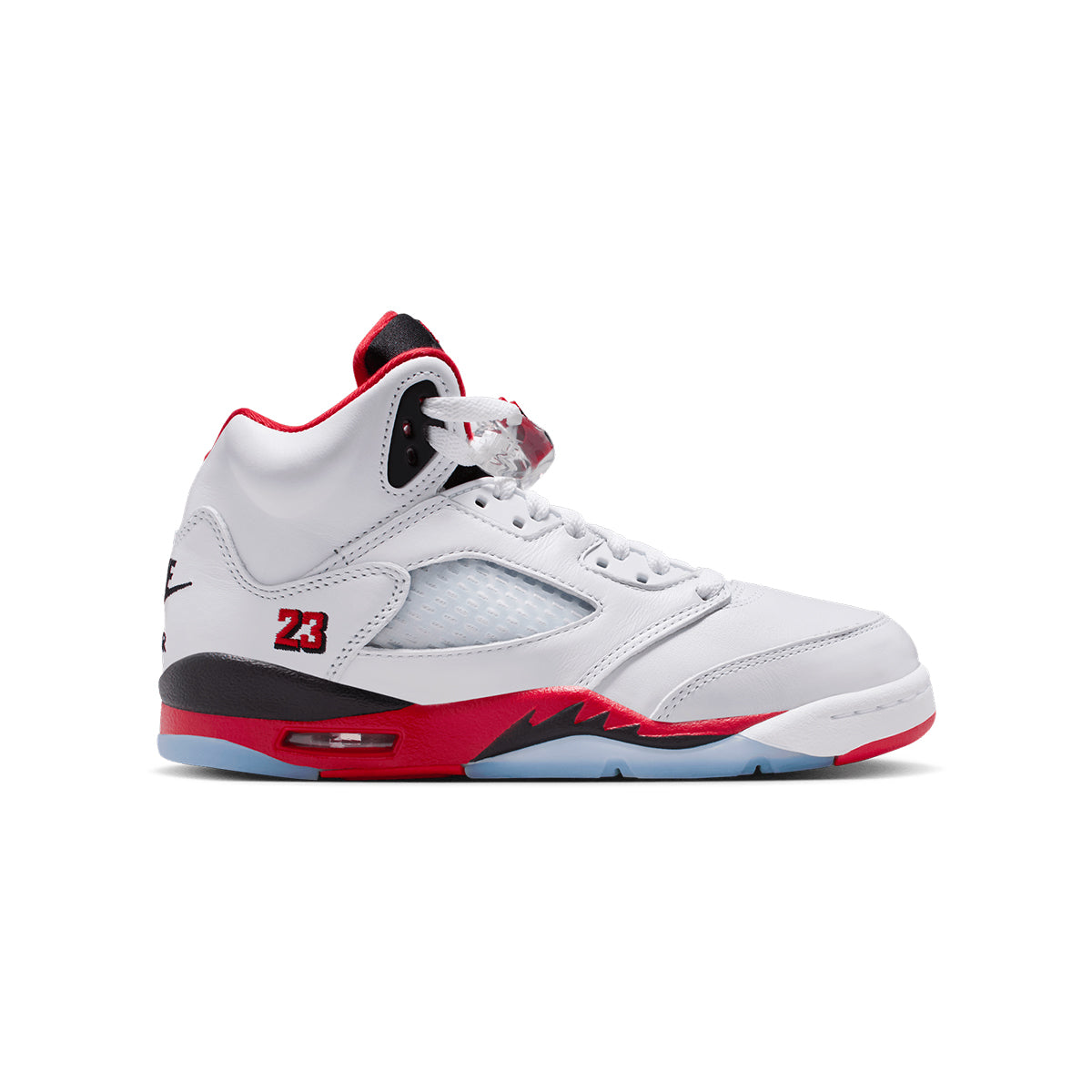 Kids Air Jordan 5 Retro OG 'Fire Red Black Tongue'