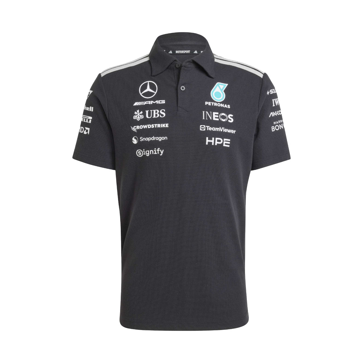 + Mercedes AMG Petronas F1 Team Engineers Polo Tee 'Black'