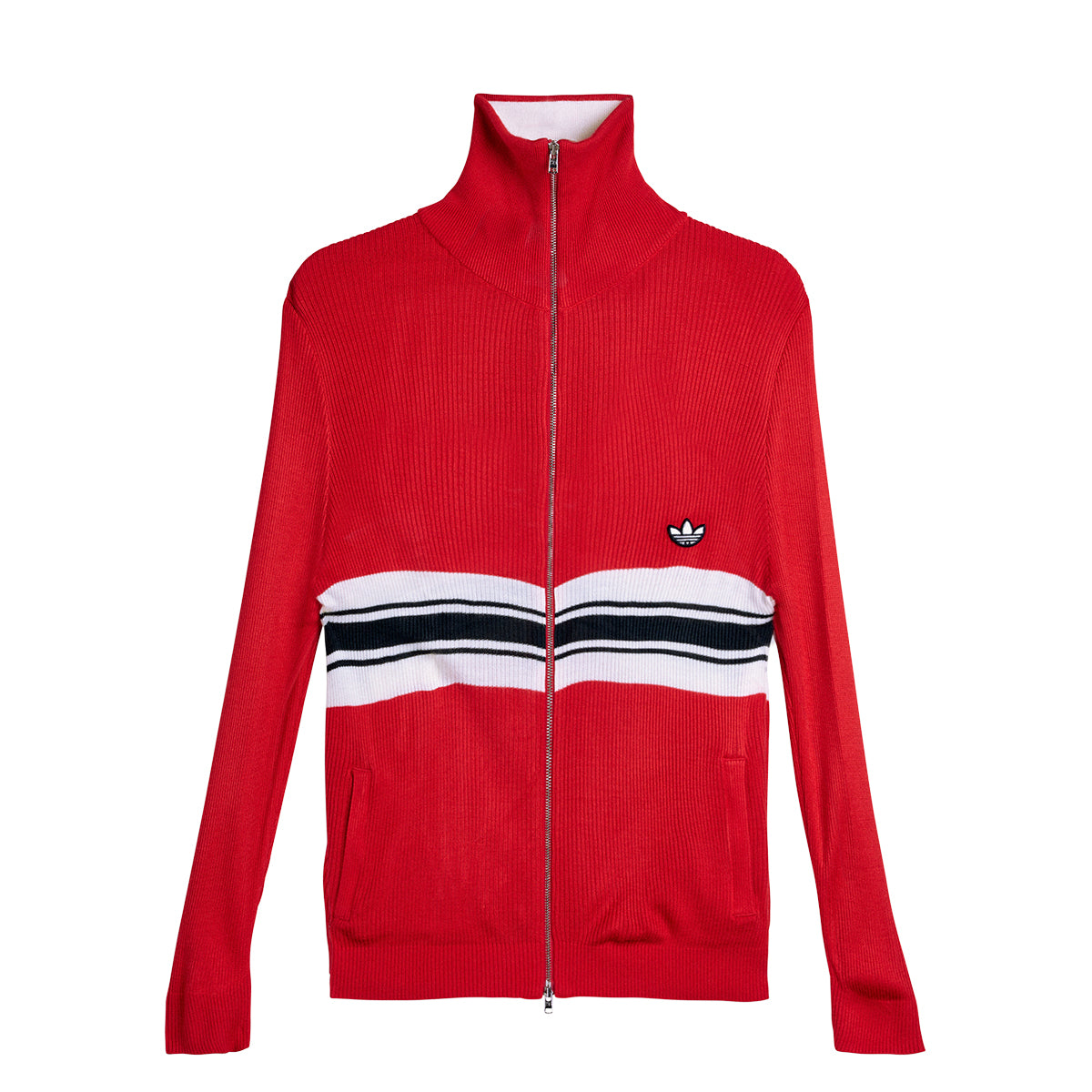 + Wales Bonner Wmns Knit Track Top 'Better Scarlet'