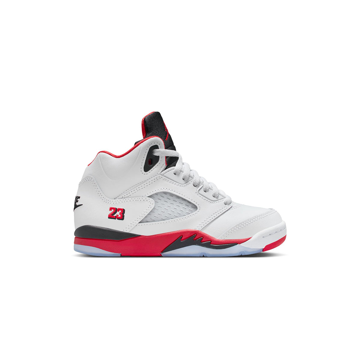 Kids Air Jordan 5 Retro OG 'Fire Red Black Tongue'