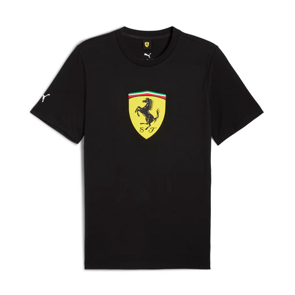 + Scuderia Ferrari Sportswear Coloured Shield Tee 'PUMA Black'