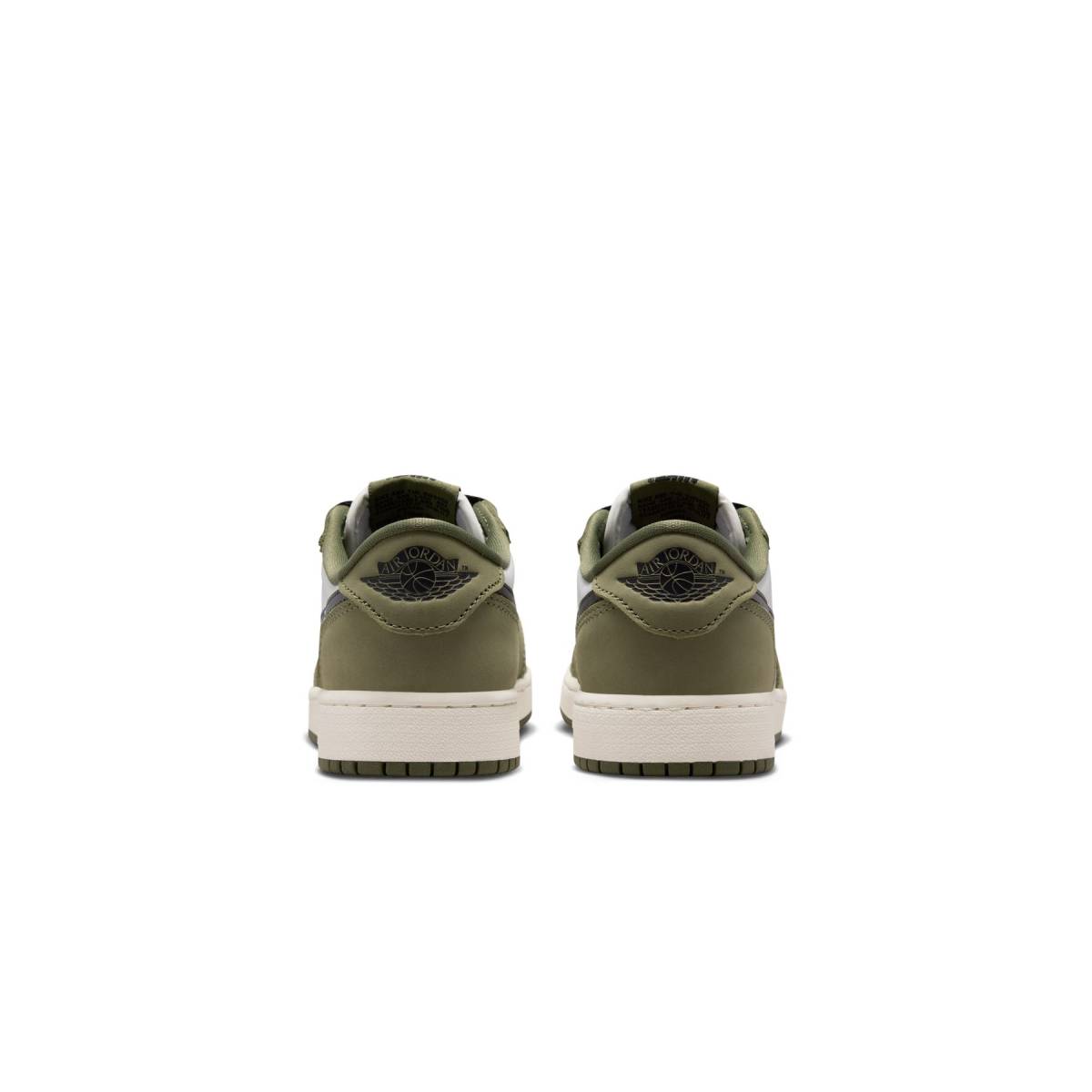 Kids Air Jordan 1 Retro Low OG ‘Medium Olive Summit White’