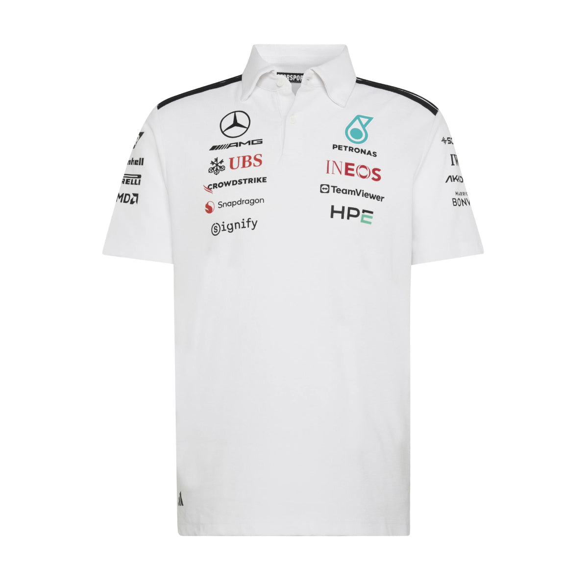 + Mercedes AMG Petronas F1 Team Engineers Polo Tee 'White'