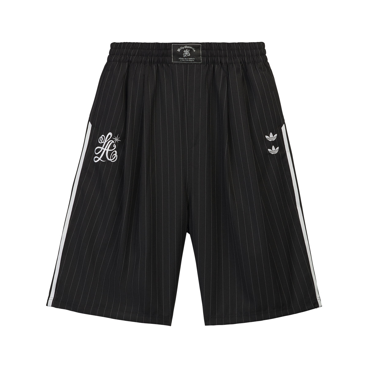 + Willy Chavarria Pinstripe Shorts 'Black White'