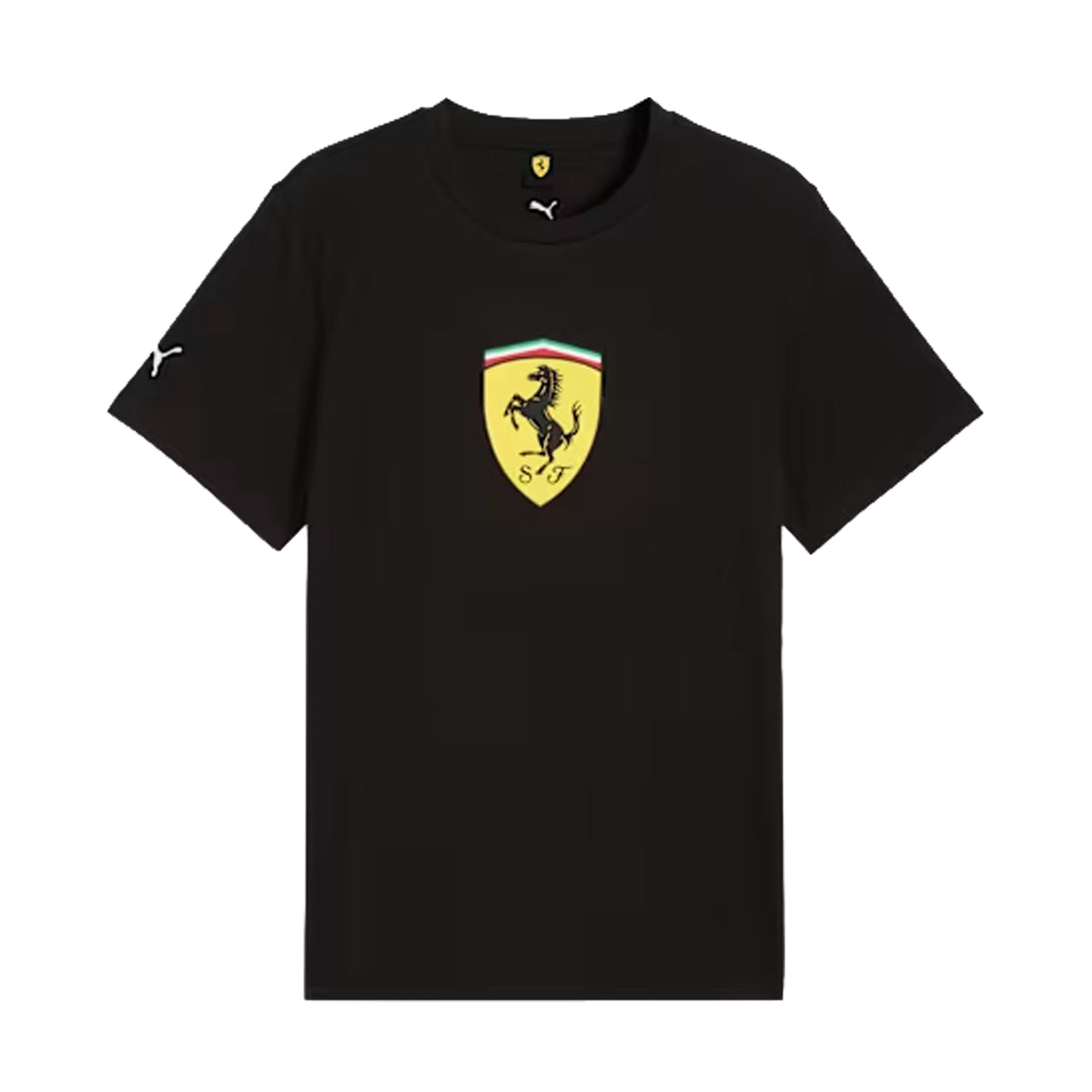 Ferrari Colored Shield Tee 'PUMA Black'