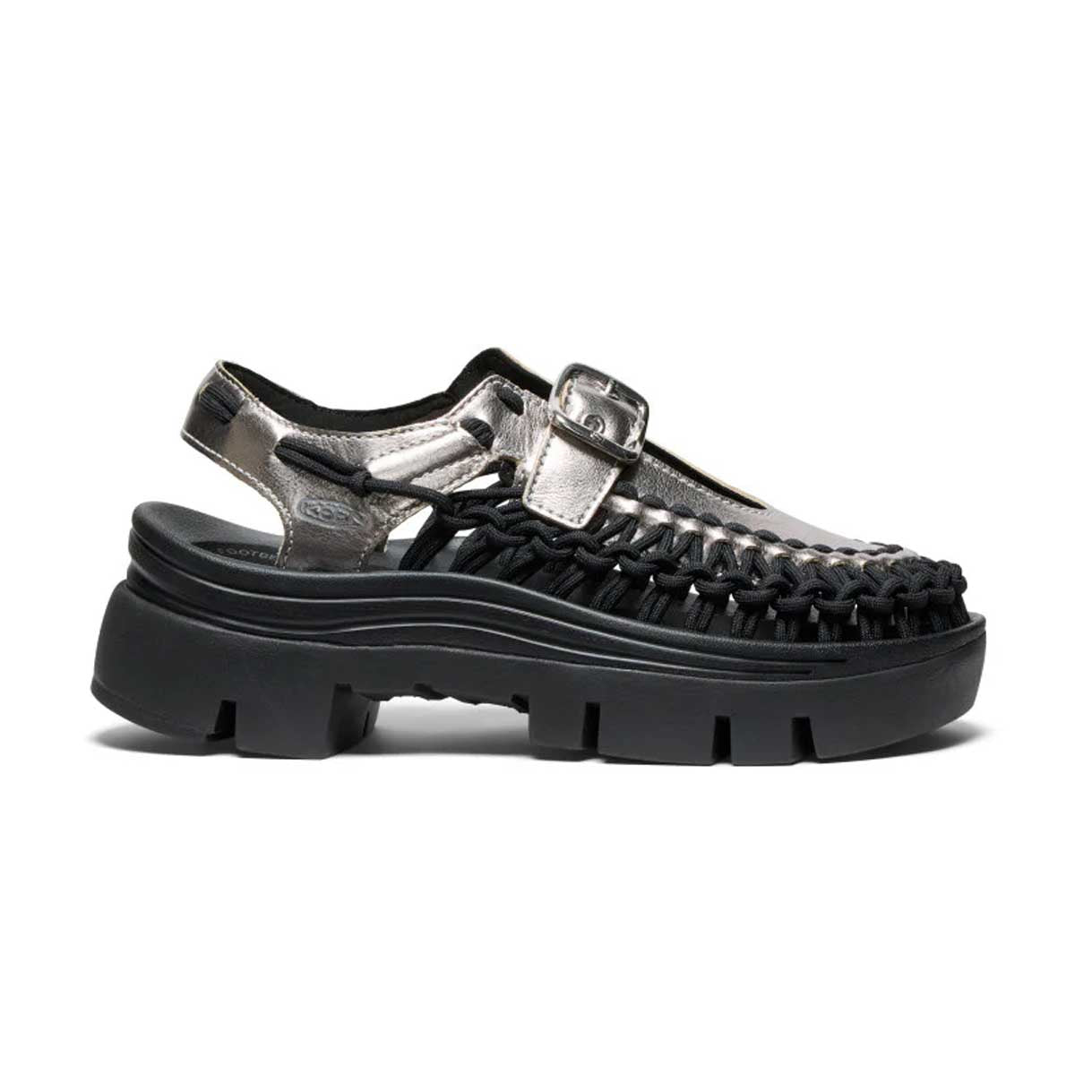 Wmns Platform Uneek Mary Jane 'Silver Black'