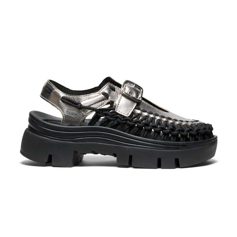 Wmns Platform Uneek Mary Jane 'Silver Black'