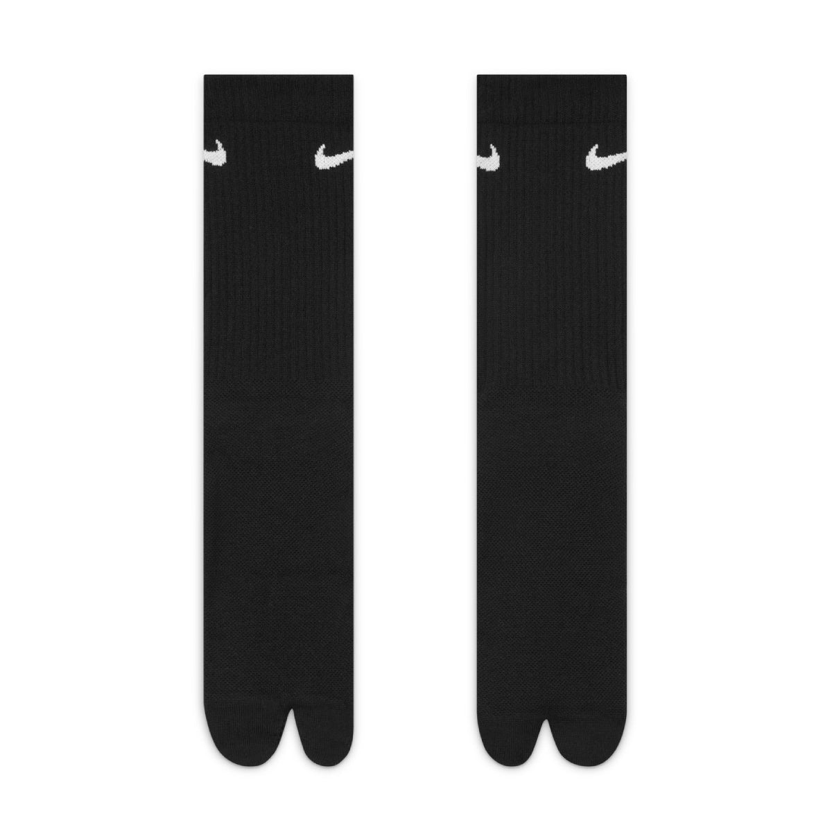 Everyday Plus 'Rift' Lightweight Split-Toe Crew Socks 'Black'