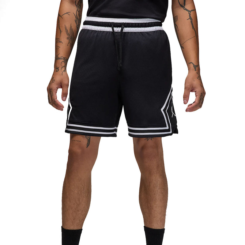 Sports Dri-FIT Mesh Diamond Shorts 'Black White'